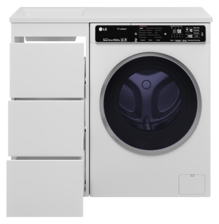 Тумба под стиральную машину Brevita Grafit 40 GRA-01040-023Я