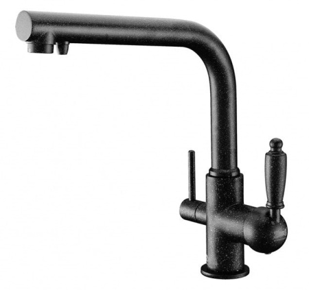 Смеситель для кухни с подключением к фильтру Zorg ZR 313 YF-33 ЧЕРНЫЙМЕТА