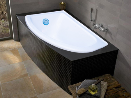 Ванна из литьевого мрамора Marmo Bagno Альба (170x110) правый угол MB-BL170-110