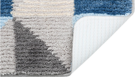 Коврик для ванной Fixsen Visa 1-ый серо-голубой, 50х80см FX-5005X