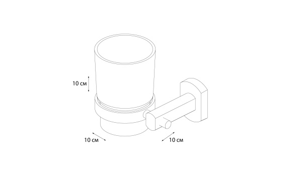 Подстаканник одинарный Grampus Coral GR-7006