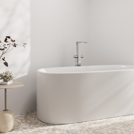 Смеситель для ванны напольный Hansgrohe Tecturis E 73445000 хром