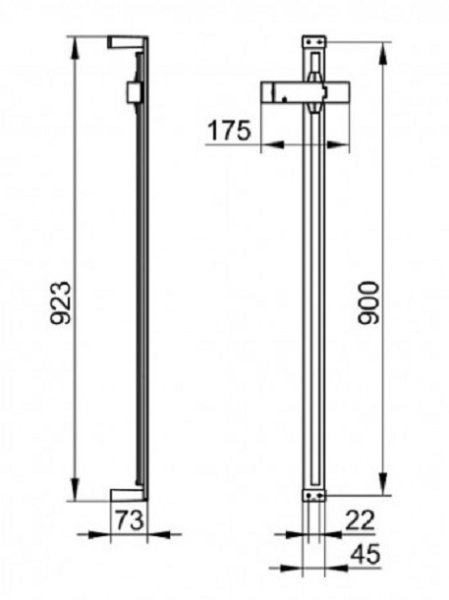 Душевая штанга Keuco Edition 11, 51185010900