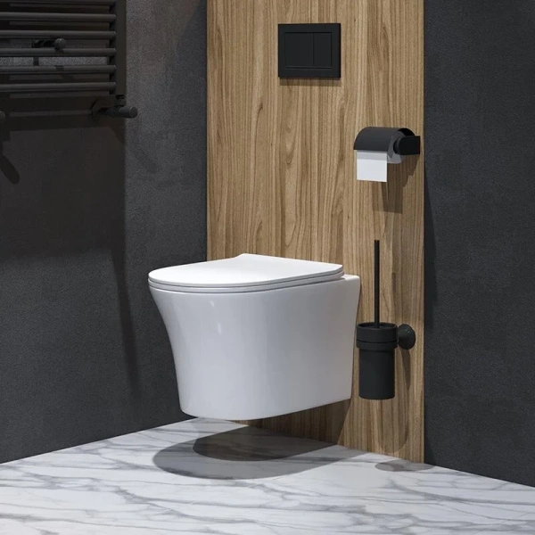 Унитаз подвесной безободковый Grossman Style GR-4475S с сиденьем микролифт