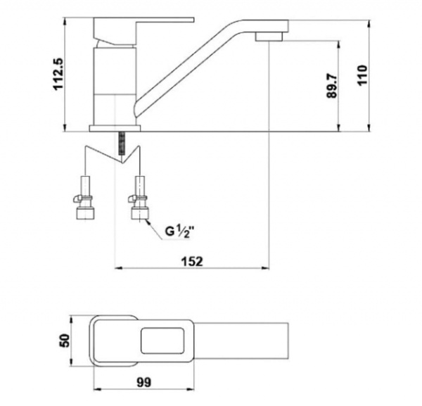 Смеситель для раковины Timo Sahara 2201-15F chrome