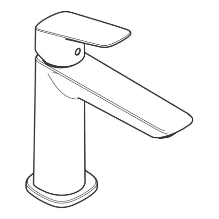 Смеситель для раковины без донного клапана Hansgrohe Logis 71253670