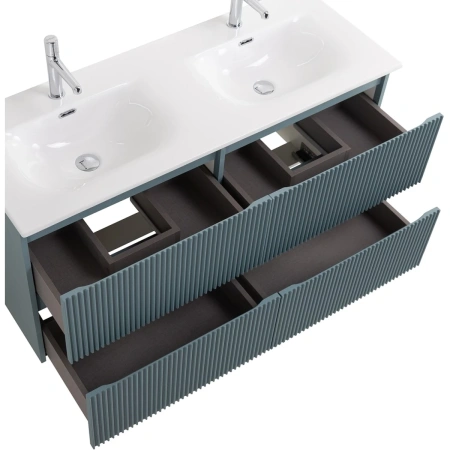 Тумба под раковину 120 BelBagno Uno UNO-1200-4C-SO-AO голубой матовый, без раковины