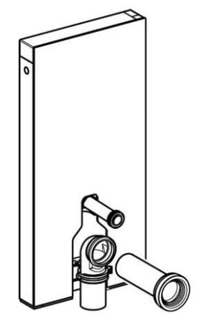 Инсталляция для напольного унитаза Geberit Monolith Premium 131.001.SI.1