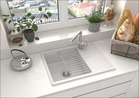 Кухонная мойка Aquaton Делия 65 1A718632DE240 жемчуг