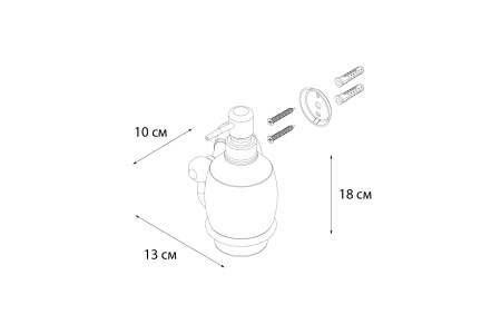 Дозатор жидкого мыла FIXSEN Bogema FX-78512