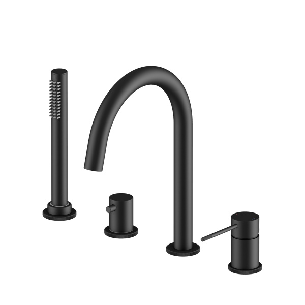 Смеситель для ванны и душа, врезной Timo Saona 2320/03Y черный