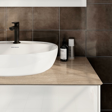 Раковина накладная (60х40) Kerama Marazzi Plaza PLR.wb.60.1