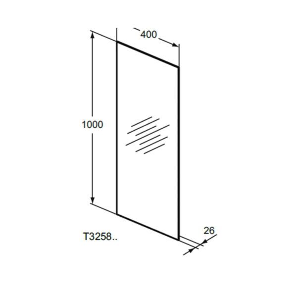 Зеркало (40х100) Ideal Standard MIRROR&LIGHT T3258BH