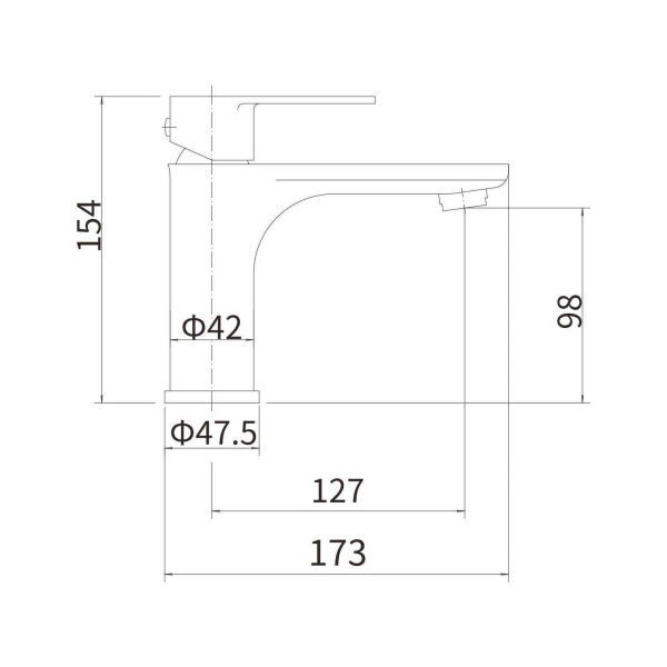 Смеситель для раковины FASHUN A51119 Смеситель для раковины FASHUN A51119