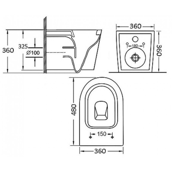 Комплект унитаза с инсталляцией Grossman Galaxy 97.4477BMS.01.000 с клавишей смыва