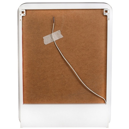 Зеркало-шкаф с подсветкой Style Line Каре (50x80) СС-00002302 белый