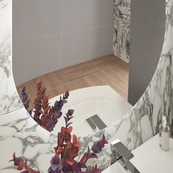 Зеркало (120х70) Cezares CZR-SPC-VAGUE-1200-700-MOV