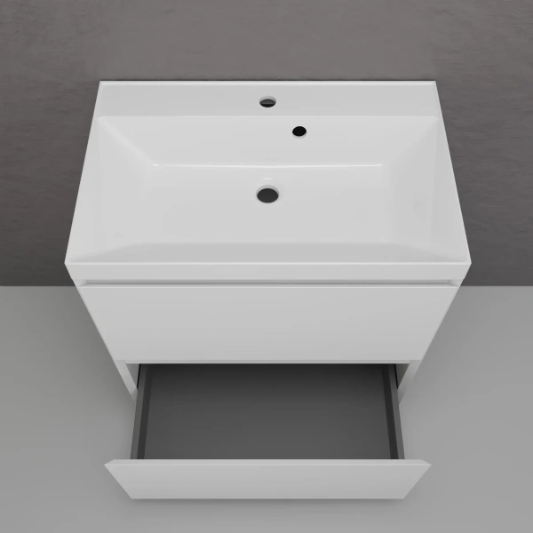 Тумба напольная без раковины 70 см Style Line Манхэттен ЛС-00002374 белый матовый