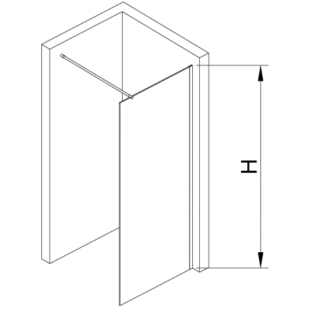 Душевая перегородка 150 см RGW WA-010 Walk-in 351001015-11