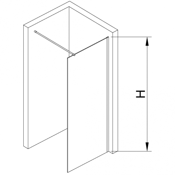Душевая перегородка 150 см RGW WA-010 Walk-in 351001015-11