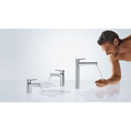 Смеситель для раковины с донным клапаном Hansgrohe Talis E 71716000 хром