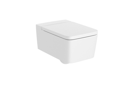 Унитаз подвесной безободковый Roca Inspira Square  , Rimless,  346537620 белый матовый
