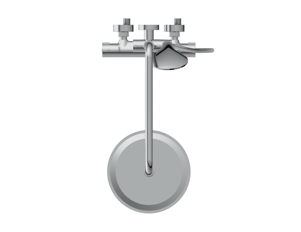 Душевая система с термостатом Cersanit BRASKO 63066 Душевая система с термостатом Cersanit BRASKO 63066