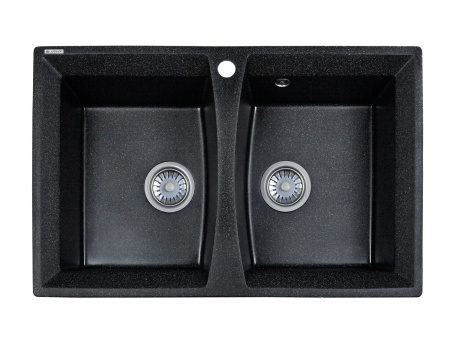 Кухонная мойка KAISER KMM-5178 мрамор (KMM-5178/5078 Bl&W)
