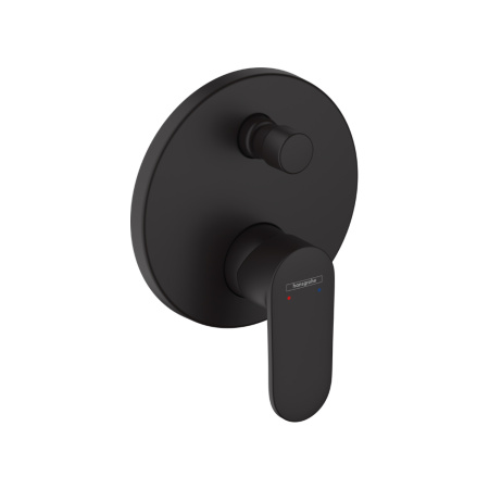 Смеситель для ванны встраиваемый Hansgrohe Vernis Blend 71467670 черный матовый