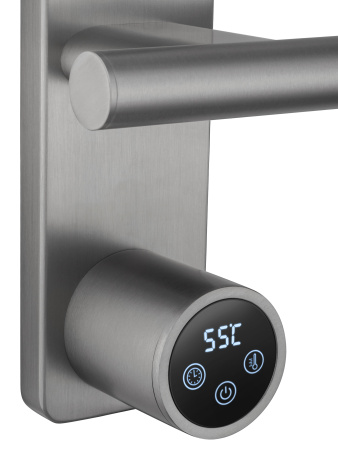 Полотенцесушитель электрический WONZON & WOGHAND NÜRNBERG, брашированный никель WW-AL342-BR