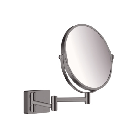 Косметическое зеркало Hansgrohe AddStoris 41791340 шлифованный черный хром