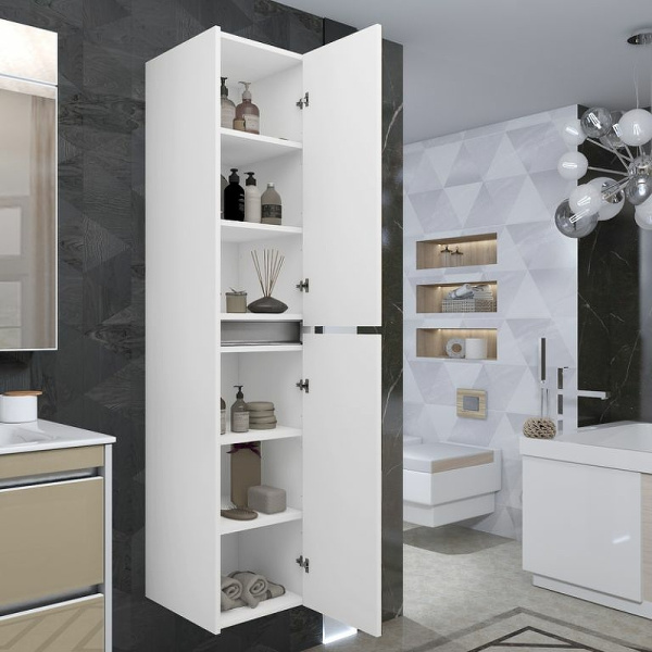 Пенал Opadiris Фреш, цвет белый/белый, 00-00007082