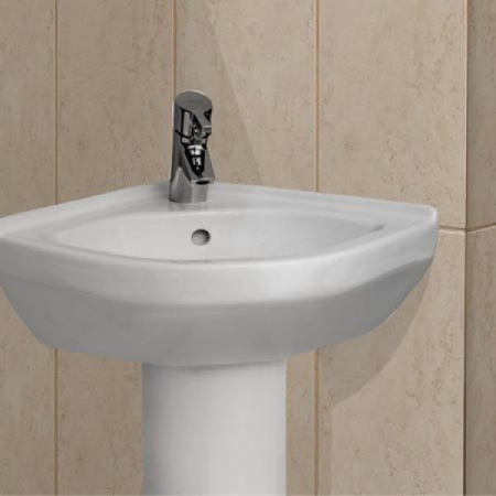 Угловая раковина-умывальник Vitra S 50 5306B003-0999 (40х40 см)