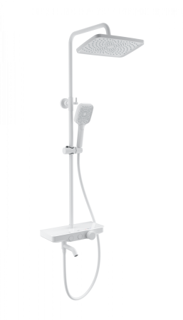 Душевая система с термостатом WONZON & WOGHAND, белый матовый WW-B3099-A-MW