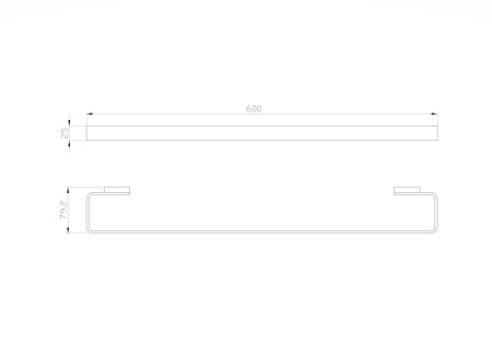 Вешалка для полотенец WONZON & WOGHAND LOTTE, хром WW-8312A