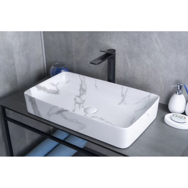Раковина накладная (60х34) Gid Mnc396C