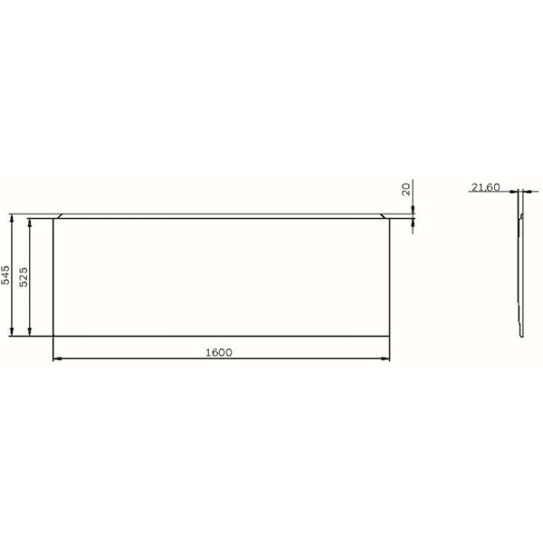 Фронтальная панель для ванны AM.PM X-Joy 160 W94A-160-070W-P1 Фронтальная панель для ванны AM.PM X-Joy 160 W94A-160-070W-P1