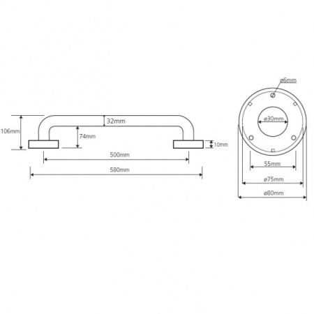 Опора для спины Bemeta Help 301100501-o