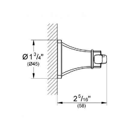 Крючок для халата GROHE Grandera 40631 AL0 (40631AL0)