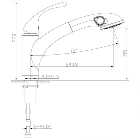 Смеситель для кухонной мойки Lemark Intense (LM5650C)