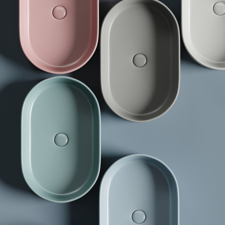 Раковина накладная (60,8х38,5) Ceramica Nova ELEMENT CN6048MC