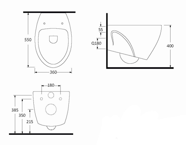 Подвесной безободковый унитаз с сиденьем микролифт beWash Helenen 69303201