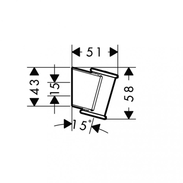 Держатель ручного душа Hansgrohe Porter’Classic 28324000