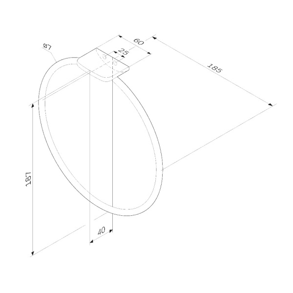 Кольцо для полотенец Am.Pm Inspire 2.0 A50A34400