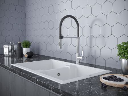 Смеситель для кухни Paulmark Halt Ha214021-CR