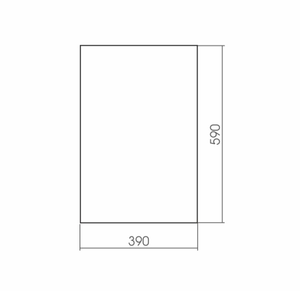 Зеркало (39х59) Silver Mirrors прямоугольник 00000417