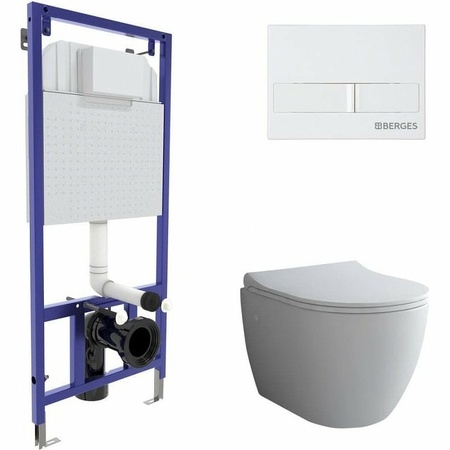 Комплект унитаза с инсталляцией Berges Wasserhaus Novum 043263