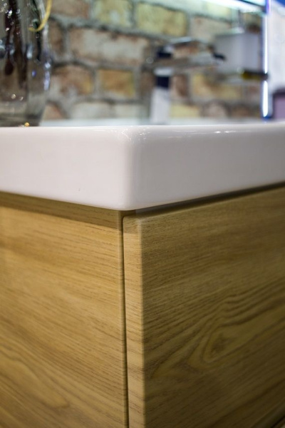 База под раковину напольная Art&max AM-Techno-900-2C-SO-LW674 Дуб мадейра янтарь