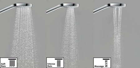 Душевой гарнитур Hansgrohe Croma Select E 1jet Multi EcoSmart 26591400 белый/хром