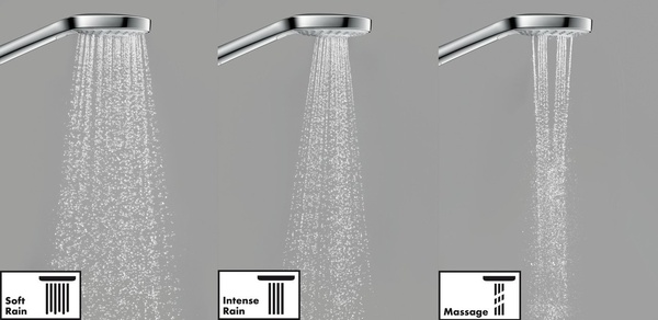 Душевой гарнитур Hansgrohe Croma Select E 1jet Multi EcoSmart 26591400 белый/хром
